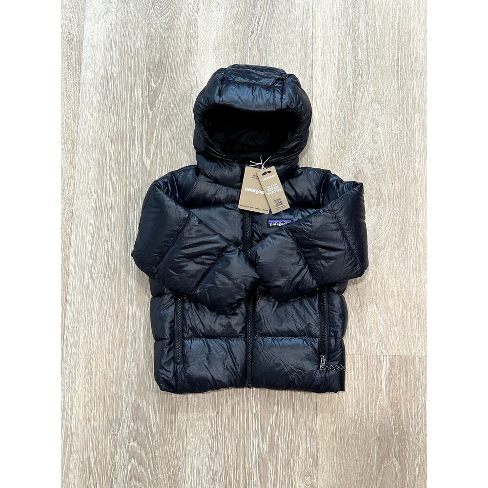 Patagonia Baby Hi-Loft Down Sweater Hoody, Black, Size 3T, NWT